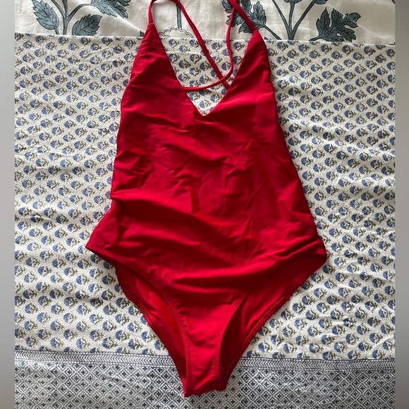 Beach Riot red one piece - Picture 1 of 3